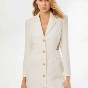 Dress Blazer with cuts white Desiree 8.36017