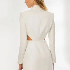 Dress Blazer with cuts white Desiree 8.36017